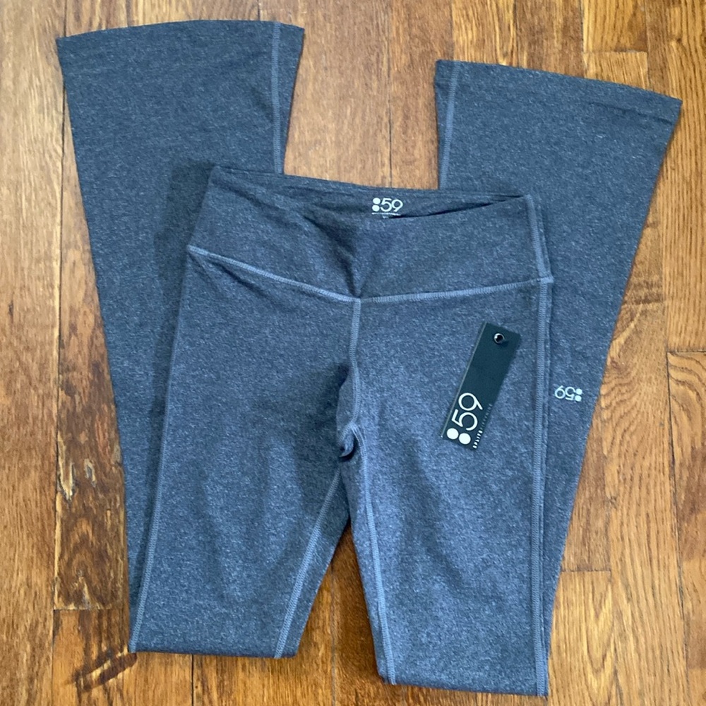 NWT SPLITS 59 Raquel Classic Flare Leg XS Heather Dark Gray